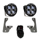 Baja Designs 07-18 Wrangler JK w/Premium OE Bumper Squadron R SAE Fog Pocket Kit