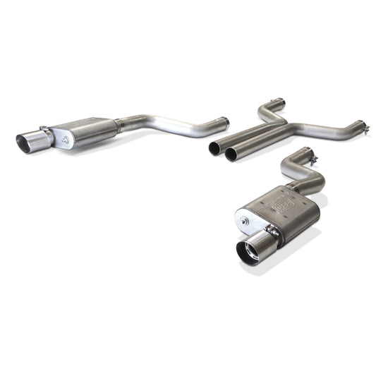 BBK 2015-16 Mustang GT Varitune Complete Cat Back Exhaust System (Includes Resonator Delete X-Pipe) - Burkken Auto Parts