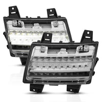 ANZO 18-19 Jeep Wrangler JL LED Chrome Clear w/ Sequential Signal - Burkken Auto Parts