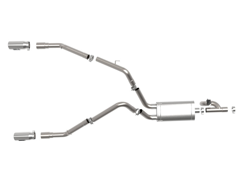 aFe 09-18 Ram 1500 V8 5.7L Hemi Gemini XV 3in 304 SS Cat-Back Exhaust w/ Polished Tips - Burkken Auto Parts