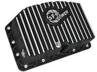 AFE Pro Series Engine Oil Pan Black w/Machined Fins; 11-16 Ford Powerstroke V8-6.7L (td) - Burkken Auto Parts