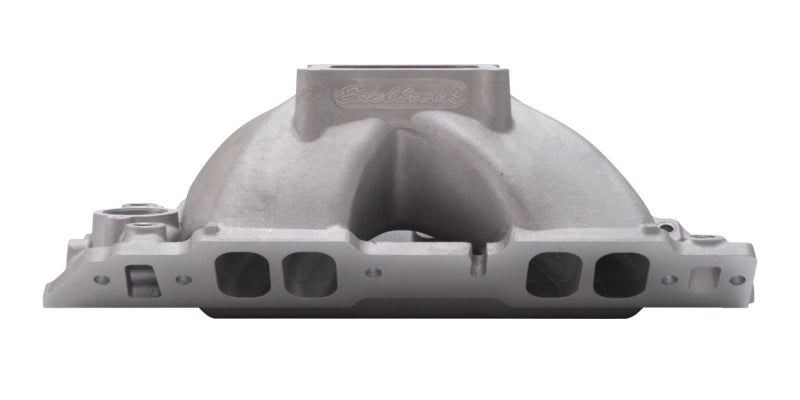 Edelbrock Manifold BBC Short Deck Super Victor 565 Conventional Rect Port Heads - Burkken Auto Parts