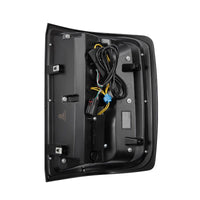 AlphaRex 14-18 Chevy Silverado 1500 Luxx-Series LED Tail Lights Black/Red w/Activ Light/Seq Signal - Burkken Auto Parts