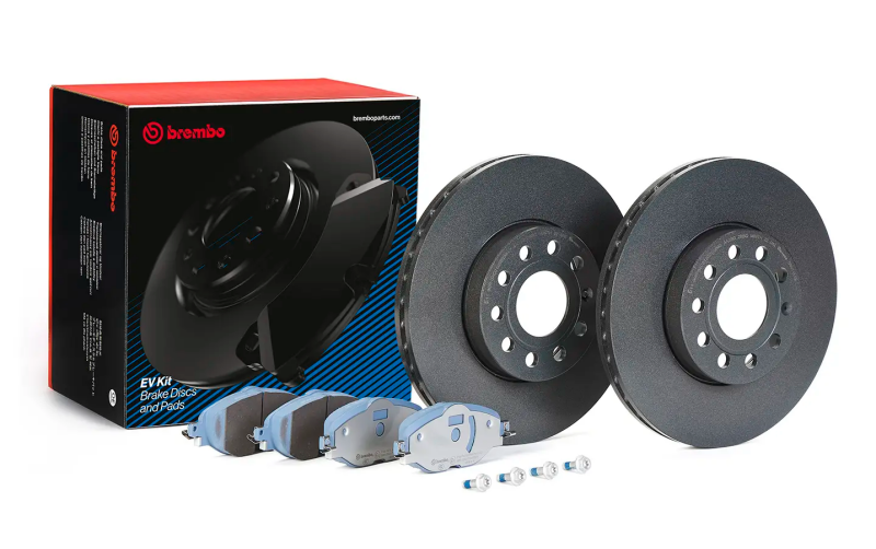 Brembo OE 12-21 VW Golf VII (5G1, BQ1, BE1, BE2) EV Brake Kit - Left Front/Rear - Burkken Auto Parts