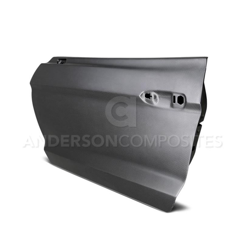 Anderson Composites 15-17 Ford Mustang Dry Carbon Doors (Pair) - Burkken Auto Parts