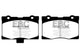 EBC 05-08 Acura RL 3.5 Redstuff Front Brake Pads - Burkken Auto Parts