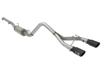 aFe Rebel Series CB 2.5in Dual Center Exit SS Exhaust w/ Black Tips 07-15 Jeep Wrangler 3.6L/3.8L V6 - Burkken Auto Parts