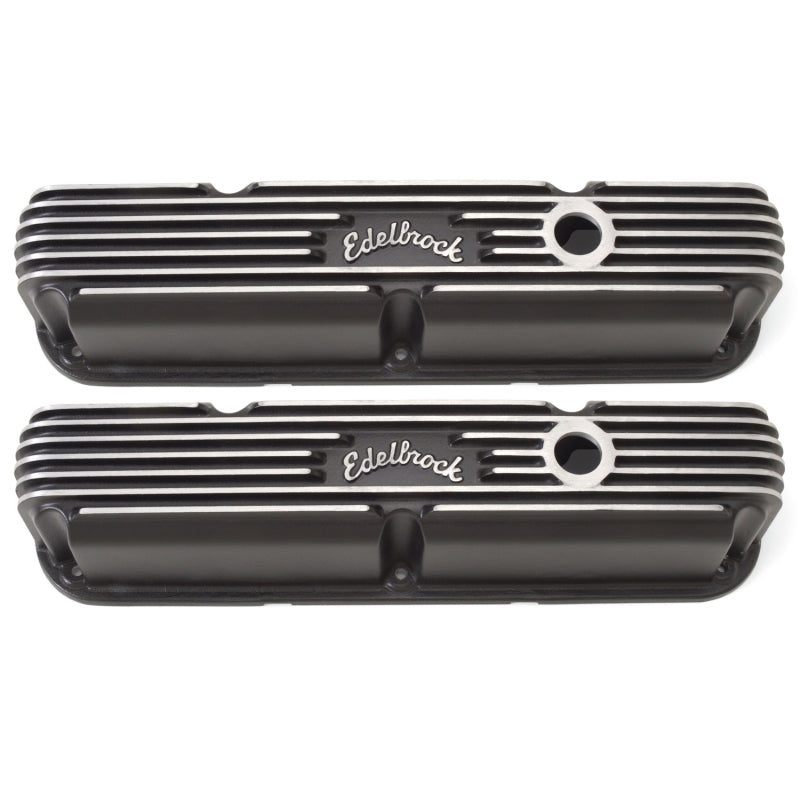 Edelbrock Valve Cover Classic Series Chrysler La 318-340-360 CI V8 Black - Burkken Auto Parts