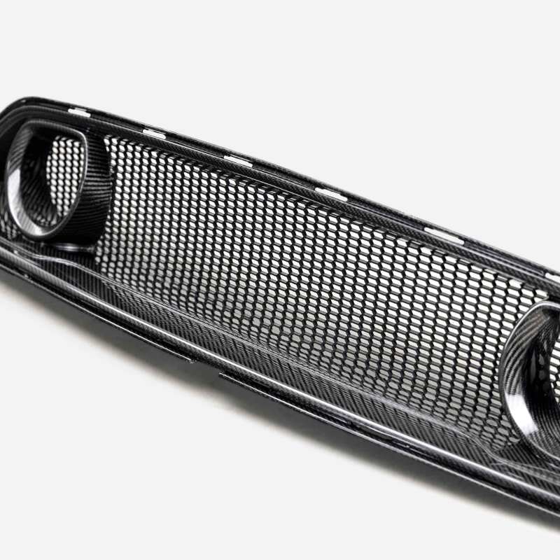 Anderson Composites 21-22 Ford Mustang Mach 1 CF Upper Grille - Burkken Auto Parts