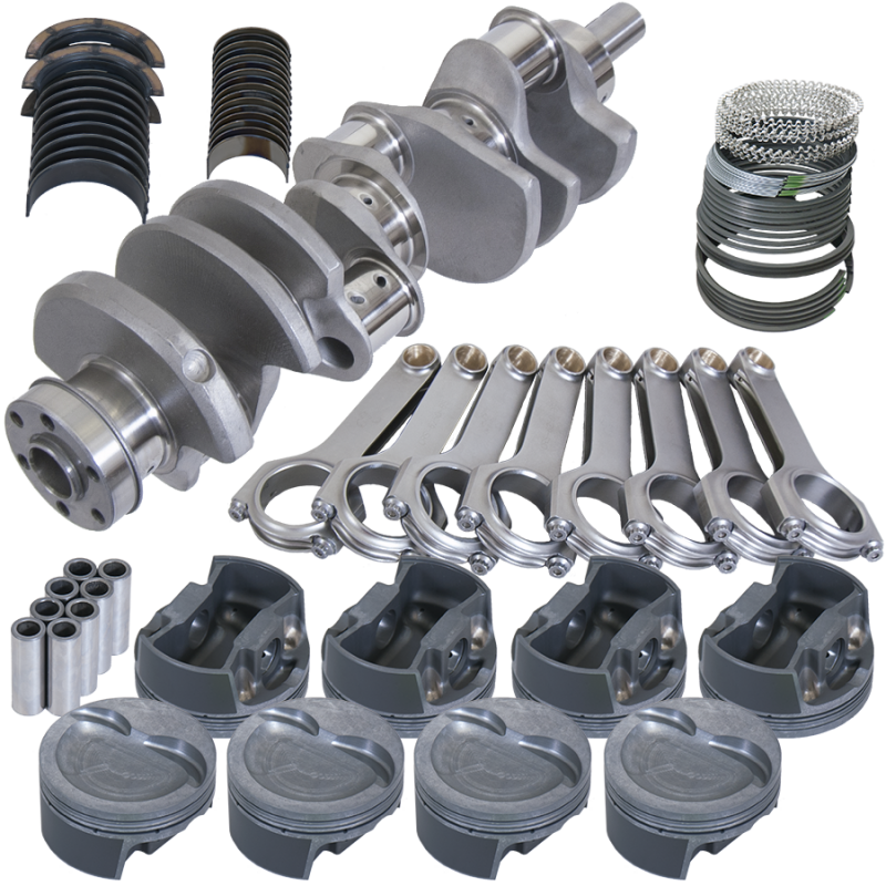 Eagle Ford 351W 4.000in Crank 6.250in H-Beam -6.6cc Flat Top 4.125in Pistons Balanced Assembly - Burkken Auto Parts