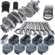 Eagle Ford 351W 4.000in Crank 6.250in H-Beam -6.6cc Flat Top 4.125in Pistons Balanced Assembly - Burkken Auto Parts