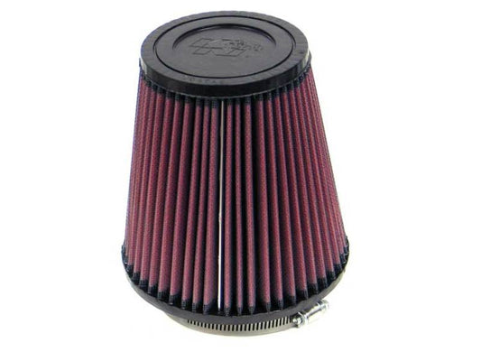 K&N Round Tapered Universal Air Filter 3.5in Flange ID / 5.75in Base OD / 3.75in Top OD / 6in H - Burkken Auto Parts