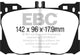 EBC 2019+ Mercedes-Benz CLS450 (C257) 3.0L Turbo Greenstuff Front Brake Pads - Burkken Auto Parts