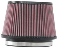 K&N Universal Rubber Filter 6.25in x 4in Oval FLG / 7.375in x 5.5in Base / 6.25in x 4in Top / 5in H - Burkken Auto Parts