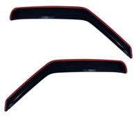 AVS 07-14 Ford E-150 Ventvisor In-Channel Window Deflectors 2pc - Smoke - Burkken Auto Parts