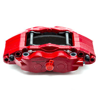 Alcon 2007+ Jeep JK w/ 6x5.5in Hub 357x32mm Rotor 4-Piston Red Calipers Front Brake Upgrade Kit - Burkken Auto Parts