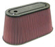 K&N Universal Air Filter with Carbon Fiber Top & Base-6in Base O/S W x 3.938in Top O/S W x 6in H - Burkken Auto Parts