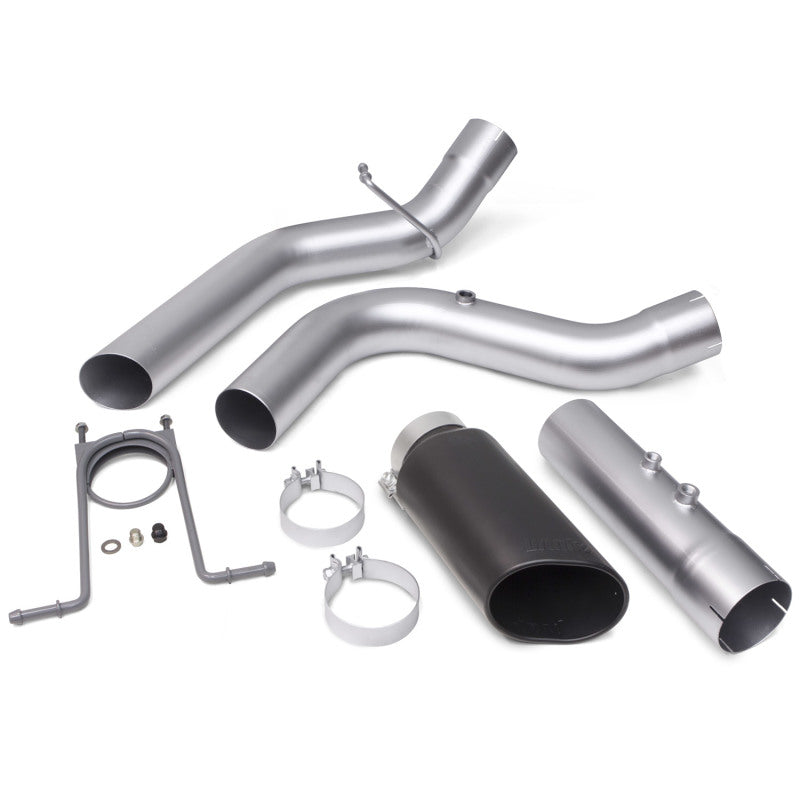 Banks Power 17+ GM Duramax L5P 2500/3500 Monster Exhaust System - SS Single Exhaust w/ Black Tip - Burkken Auto Parts