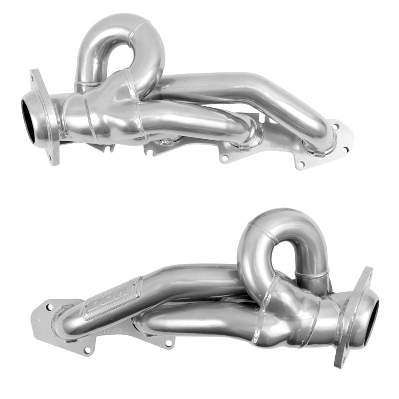 BBK 19-23 Dodge Ram 1500 5.7L (Ex. MegaCab) Shorty Tuned Exhaust Headers - 1-3/4in Silver Ceramic - Burkken Auto Parts