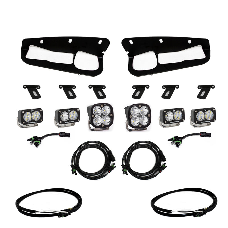 Baja Designs 2021+ Ford Bronco Fog Pocket Kit 21-Up Pro w/Upfitter - Burkken Auto Parts