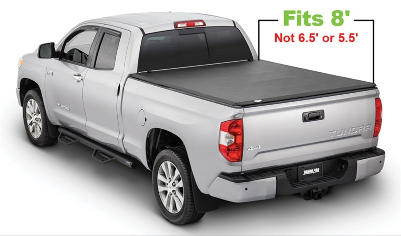 Tonno Pro 14-19 Toyota Tundra 8ft Fleetside Tonno Fold Tri-Fold Tonneau Cover - Burkken Auto Parts