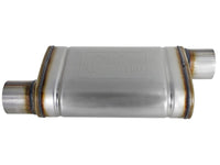 MACH Force-Xp 409 SS Muffler 3in ID Offset/Offset x 4in H x 9in W x 14in L - Oval Body - Burkken Auto Parts