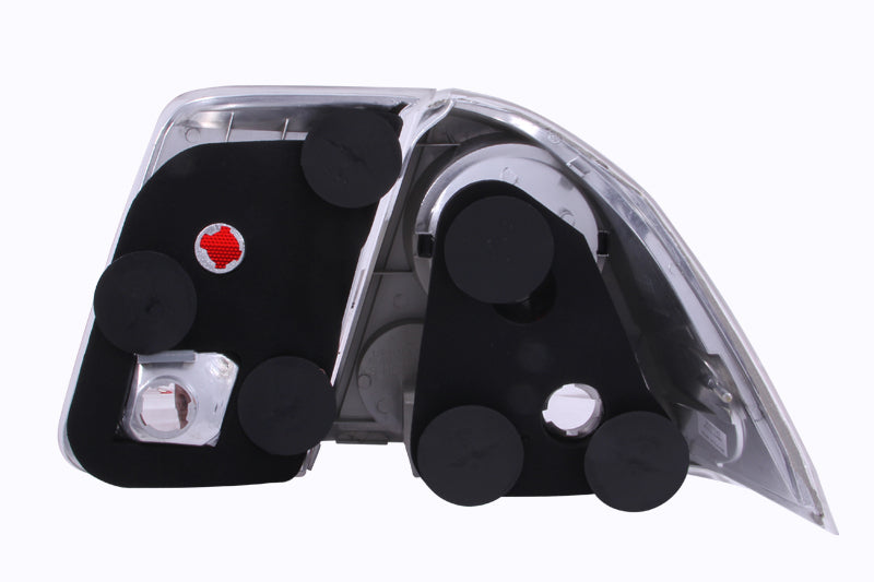 ANZO 2001-2004 Honda Civic Taillights Chrome - Burkken Auto Parts