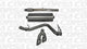 Corsa 14-19 GMC Sierra/Chevy Silv 1500 Crew Cab/Std. Bed 5.3L V8 Polished  Single Side - Burkken Auto Parts