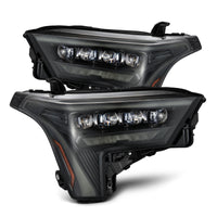 AlphaRex 22-23 Toyota Tundra NOVA-Series Headlights Alpha-Blk w/White DRL - Req 810029 OR 810030 - Burkken Auto Parts