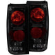 ANZO 1982-1994 Chevrolet S-10 Taillights Dark Smoke - Burkken Auto Parts