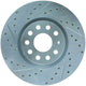 StopTech Select Sport 06-17 Volkswagen Jetta Slotted & Drilled Front Right Rotor - Burkken Auto Parts