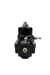 Aeromotive Adjustable Regulator - 35-75PSI - .313 Valve - (2) -08 Inlets/-08 Return - Burkken Auto Parts