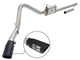 aFe MACHForce XP Exhaust 3in-3.5in SS Single Side Ext CB w/ Black Tip 99-04 Ford F150 V8 5.4L/6.8L - Burkken Auto Parts