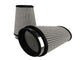 aFe Magnum (3x4-3/4)in Flange ID x (4x5-3/4)in Base x (2-1/2x4-1/4) FLOW Pro DRY S Air Filter (Pair) - Burkken Auto Parts