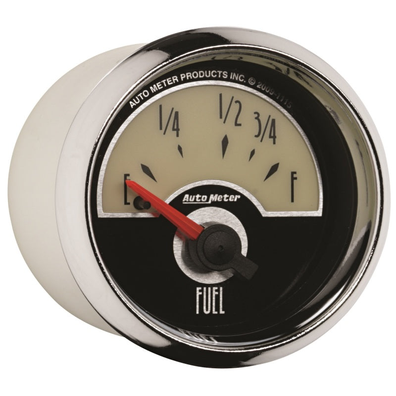 AutoMeter Gauge Fuel Level 2-1/16in. 73 Ohm(e) to 10 Ohm(f) Elec Cruiser - Burkken Auto Parts