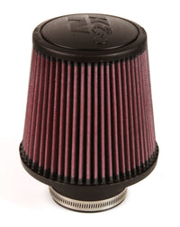 K&N Universal Rubber Filter - Round Tapered 6in Base OD x 3in Flange ID x 6in H - Burkken Auto Parts