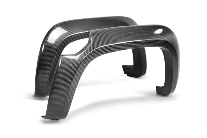 Anderson Composites 17-19 Chevy Colorado ZR2 Rear Carbon Fiber Fender Flares (Pair) - Burkken Auto Parts