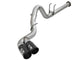 aFe Power 15-16 Ford F250/F350 6.7L Diesel Rebel XD 4in 409 SS DPF-Back Exhaust System - Black Tips - Burkken Auto Parts