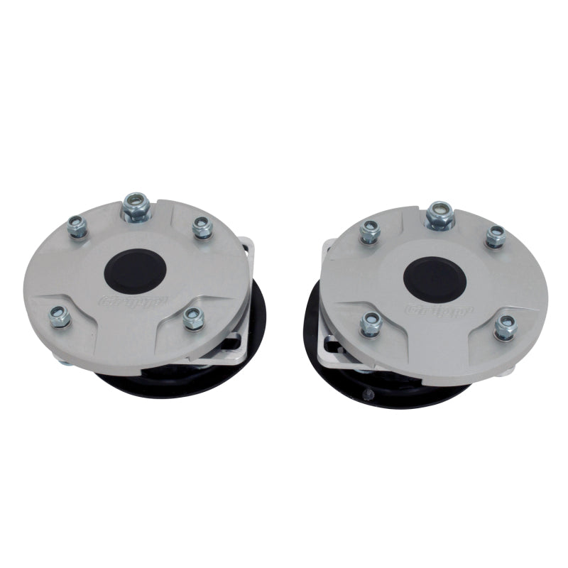 BBK 05-14 Mustang Caster Camber Plate Kit - Silver Anodized Finish - Burkken Auto Parts