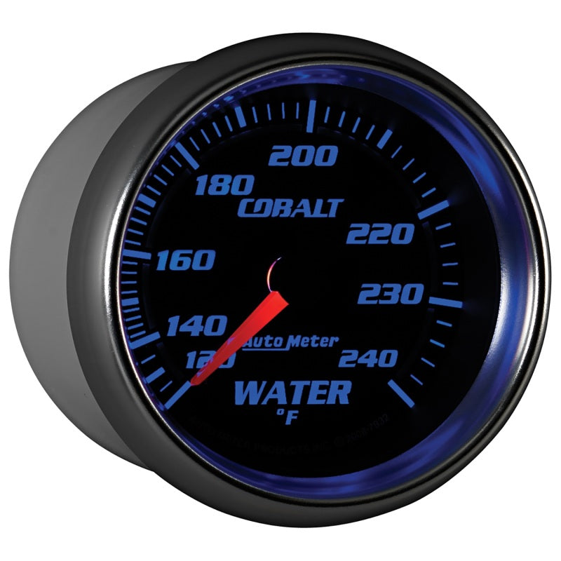 Autometer Cobalt 66mm 120-240 Degree F Mechanical Water Temperature Gauge - Burkken Auto Parts