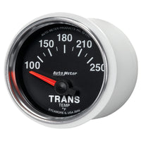 Autometer GS 52mm 100-250 Degree F Short Sweep Electronic Transmission Temperature Gauge - Burkken Auto Parts
