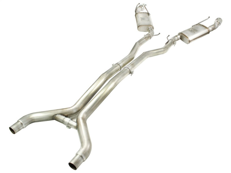 aFe MACHForce XP Exhaust 3in Stainless Stee CB/10-13 Chevy Camaro V8-6.2L (td) (pol tip) - Burkken Auto Parts