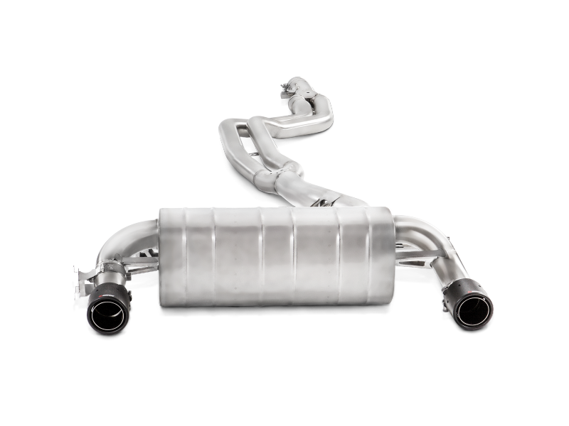Akrapovic 16-17 BMW 340i (F30 F31) Evolution Line Cat Back (SS) w/ Carbon Tips (Req. Link Pipe) - Burkken Auto Parts