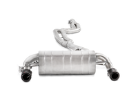 Akrapovic 16-17 BMW 340i (F30 F31) Evolution Line Cat Back (SS) w/ Carbon Tips (Req. Link Pipe) - Burkken Auto Parts