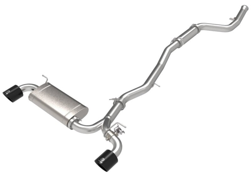aFe POWER Takeda 2021 Toyota Supra 2.0L (t) 2.5in-3in 304 SS CB Exhaust w/ Black Tips - Burkken Auto Parts