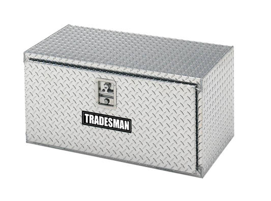Tradesman Aluminum Underbody Truck Tool Box (24in.) - Brite - Burkken Auto Parts