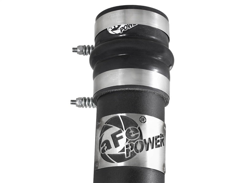 aFe Bladerunner 3 inch Black Intercooler Hot Side Tube Dodge Diesel Trucks 94-02 L6-5.9L - Burkken Auto Parts