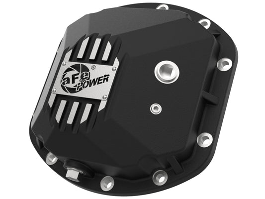 aFe Street Series Dana 30Front Differential Cover Black w/ Machined Fins 97-18 Jeep Wrangler - Burkken Auto Parts