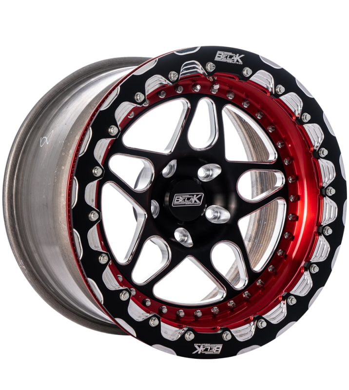 Belak 13x10 / 5in BS / 5x114.3 BP / High Pad / Series 3 Wheel- Double Beadlock (Small Brake Kit Req) - Burkken Auto Parts