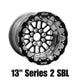 Belak 13x11 / 5in BS / 5x100 BP / High Pad / Series 2 Wheel - Double Beadlock - Burkken Auto Parts